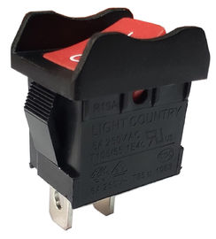 Interruptor de balancim com alojamento auriforme, tamanho do RA (R19A) mini 21*15 do painel, VDE 10A 250V do UL