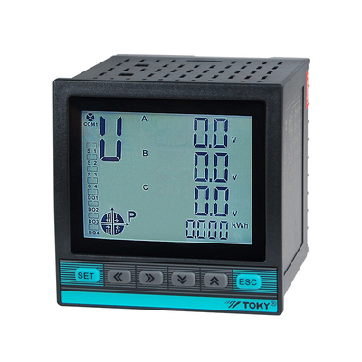 3,5 no LCD indique a série de DW9L 3 protocolo Multifunction do registrador RS485 Modbus-RTU do poder da fase
