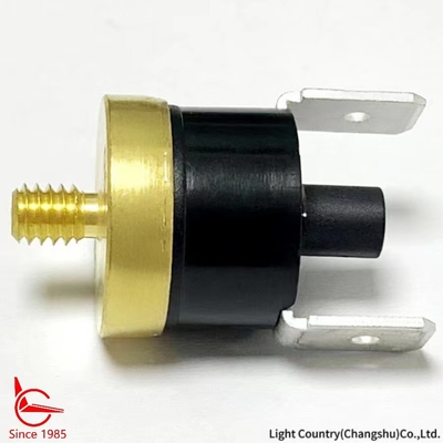 KSD301 Interruptor térmico, M5*0,8*6, Reinicialização manual, para protecção da temperatura