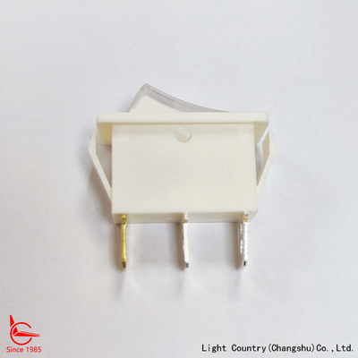 Fábrica Alta Qualidade Branco LED iluminado Rocker Switch, R4, 33x15mm, ON-OFF, 20A 125V