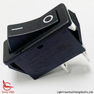Taiwan Light Country R4 Preto ON OFF Rocker Switch 33*15mm 16A 250V