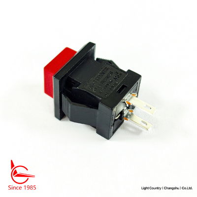 Interruptor elétrico de botão vermelho de pequeno porte, 14 mm*14 mm, ON OFF, UL VDE ENEC