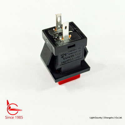 Interruptor elétrico de botão vermelho de pequeno porte, 14 mm*14 mm, ON OFF, UL VDE ENEC