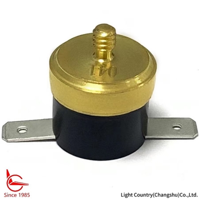 KSD301 Interruptor térmico, M5*0,8*6, Reinicialização automática, para controlo de temperatura