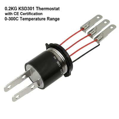 0.2KG KSD301 Thermostat with CE Certification and 0-300C Temperature Range